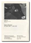 Bernd Zimmer Text von Ernst Busche 4-seitiges Faltblatt, s/w Abbildungen Städtische Sammlungen, Duisburg 1982