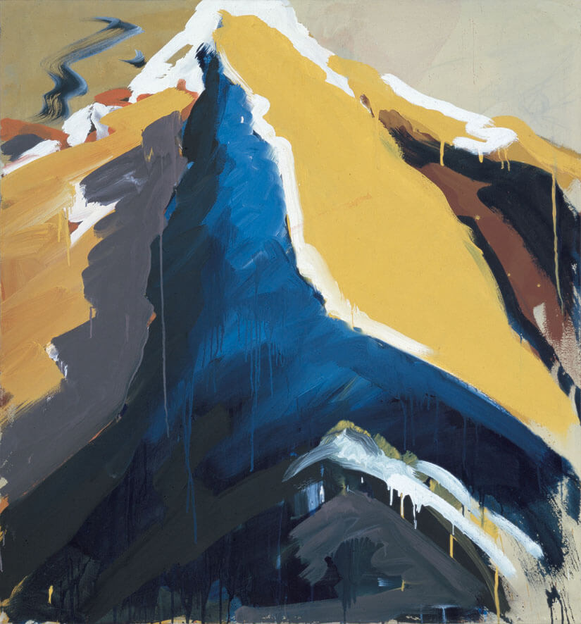 Gran Sasso, 1978 | Dispersion/Leinwand | 130 × 130 cm | WVZ 053