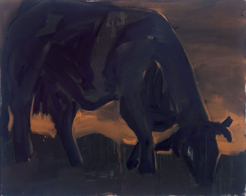 Föhndruck (Abend), 1979/80 | Dispersion/Leinwand | 160 × 200 cm | WVZ 147