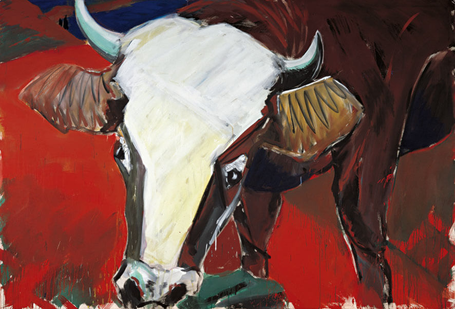 COW COW, 1980 | Dispersion/Leinwand | 205 × 300 cm | WVZ 164