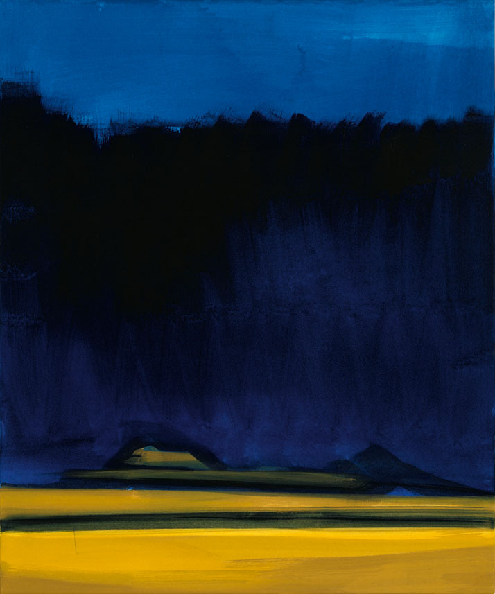 Bernd Zimmer | Düne. Verschwindend, 2001 | Acryl/Leinwand | 120 × 100 cm | WVZ 1563