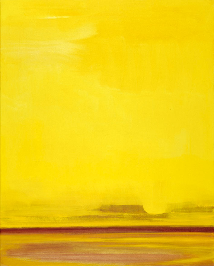 Bernd Zimmer | Tafelberg. Schein, 2001 | Acryl/Leinwand | 160 × 130 cm | WVZ 1572
