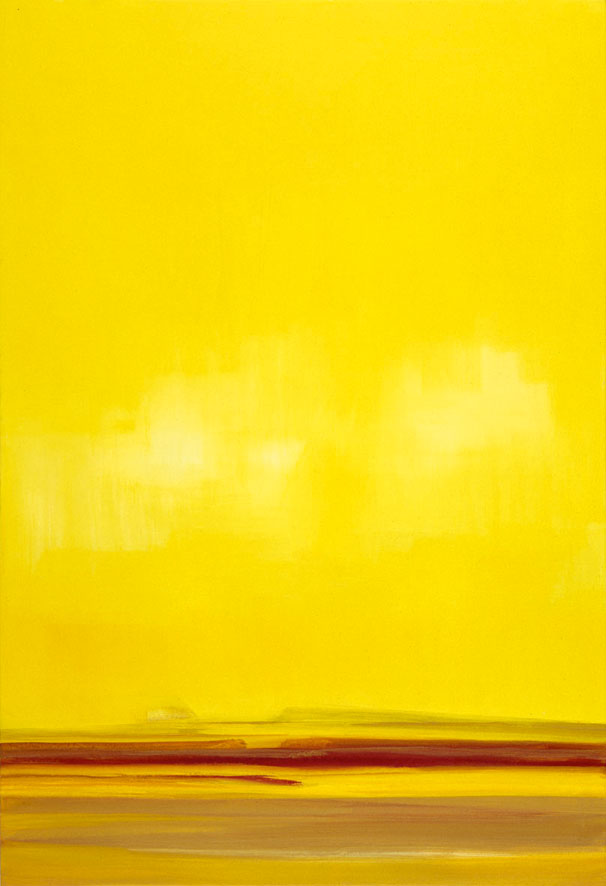 Bernd Zimmer | Licht. Sandsee, 2001 | Acryl/Leinwand | 190 × 130 cm | WVZ 1573