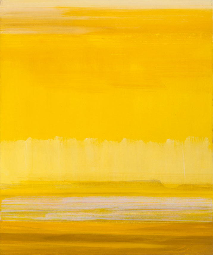 Bernd Zimmer | Sand. Wüste. Licht (III), 2001 | Acryl/Leinwand | 120 × 100 cm | WVZ 1576