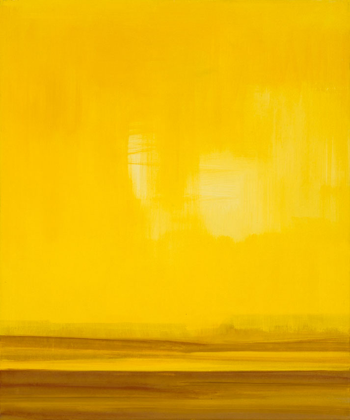 Bernd Zimmer | Sand. Wüste. Licht (IV), 2001 | Acryl/Leinwand | 120 × 100 cm | WVZ 1577