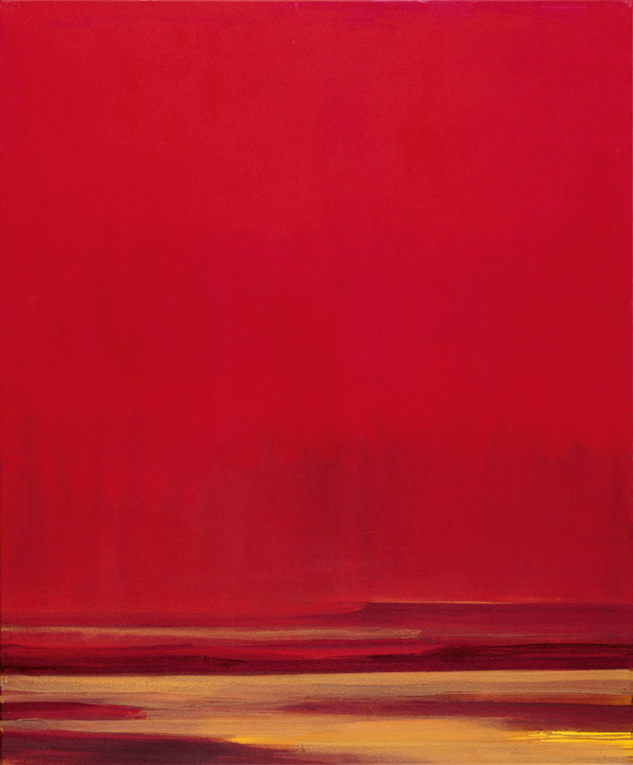 Bernd Zimmer | Stille I, 2001 | Acryl/Leinwand | 145 × 120 cm | WVZ 1585