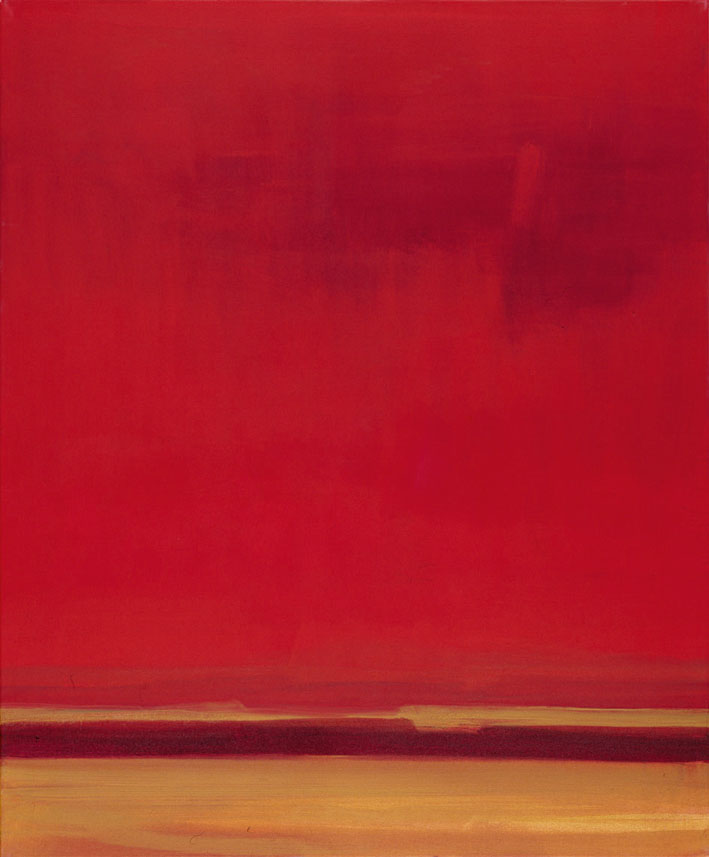 Bernd Zimmer | Stille II, 2001 | Acryl/Leinwand | 145 × 120 cm | WVZ 1586