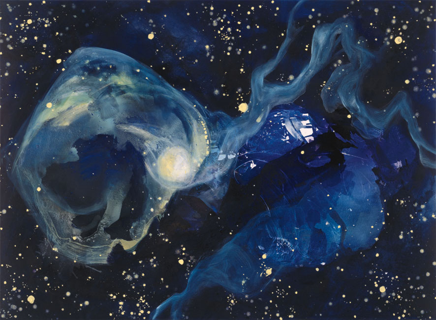 Geburt der Sterne. Z-10, 1999 | Acryl, Öl/Leinwand | 190 × 260 cm | WVZ 1643