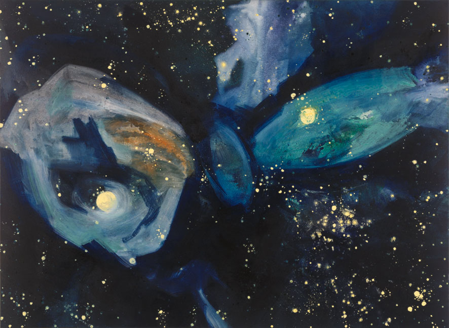 Zentrum. Fisch. Z-11, 1999 | Acryl, Öl/Leinwand | 190 × 260 cm | WVZ 1644