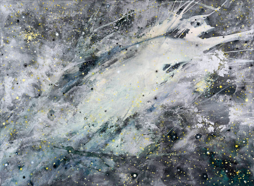 Große Spirale. Z-28, 2000 | Acryl, Öl, Pastell/Leinwand | 190 × 260 cm | WVZ 1661