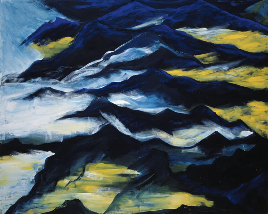 Nach dem Knall, 1983 | Dispersion, Öl/Leinwand | 200 × 230 cm | WVZ 366