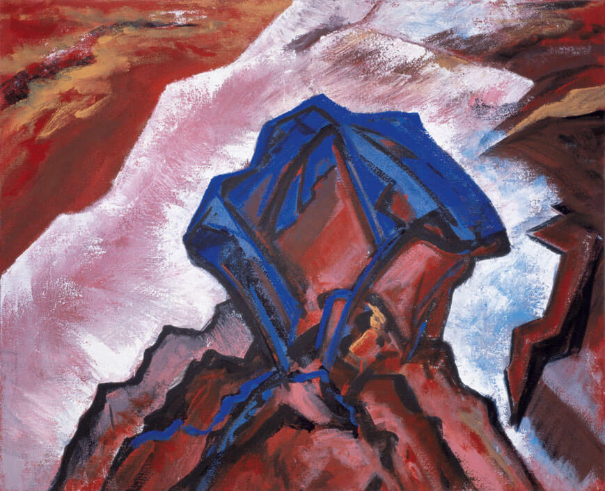 Bernd Zimmer | Diamant, 1983 | Acryl, Gips | 130 × 160 cm | WVZ 397