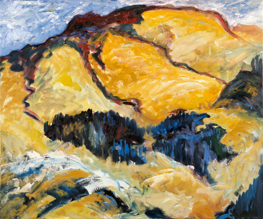 o.T. (Endmoräne), 1985 | Öl/Leinwand | 100 × 120 cm | WVZ 528