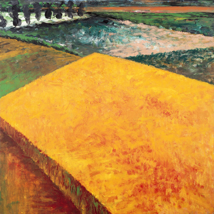 o.T., 1987 | Acryl, Öl/Leinwand | 200 × 200 cm | WVZ 629