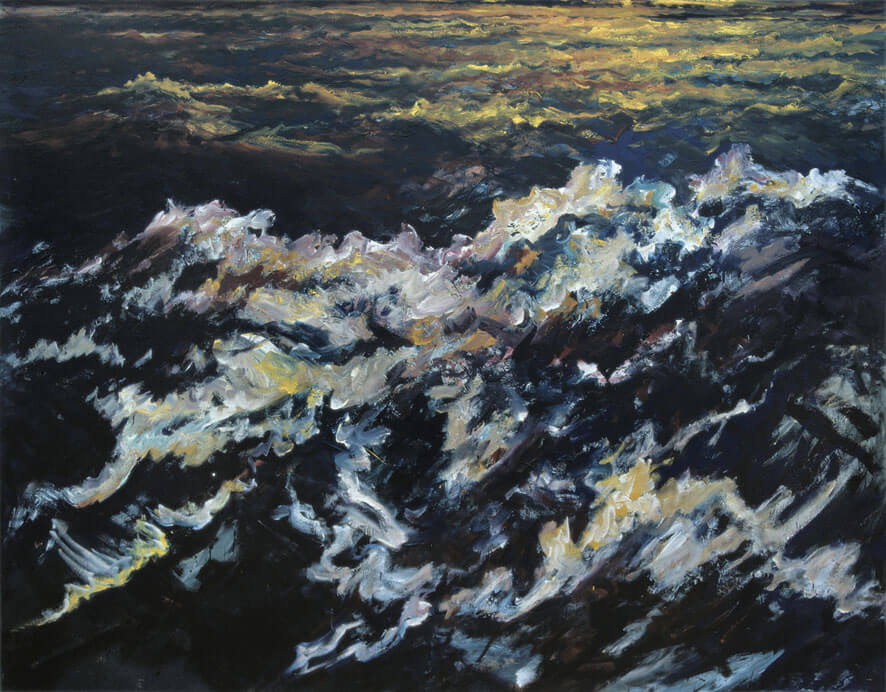 Bernd Zimmer | Tramontana, 1987 | Öl/Leinwand | 190 × 240 cm | WVZ 654