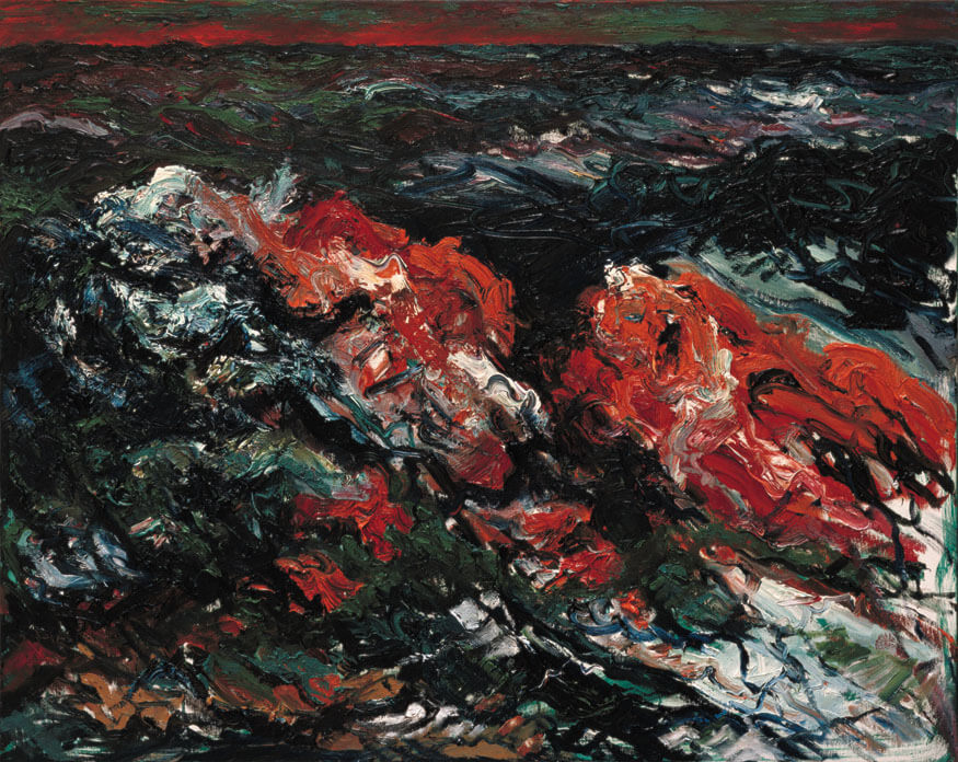 Bernd Zimmer | Mare Mosso, 1987 | Öl/Leinwand | 80 × 100 cm | WVZ 655