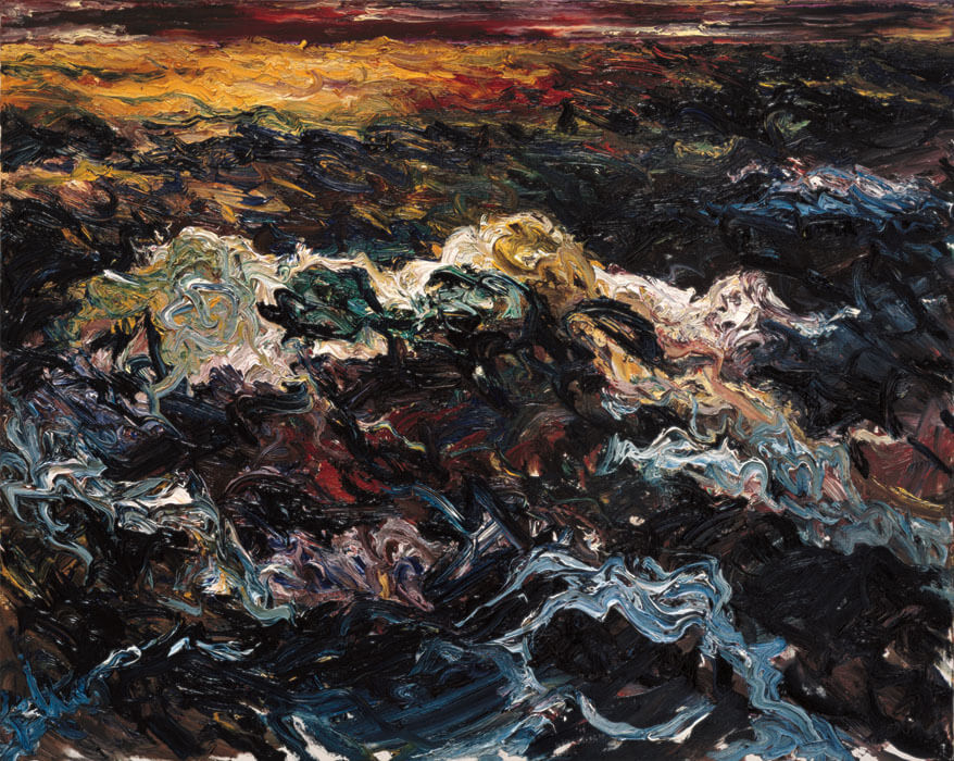 Mare Mosso, 1987 | Öl/Leinwand | 80 × 100 cm | WVZ 656