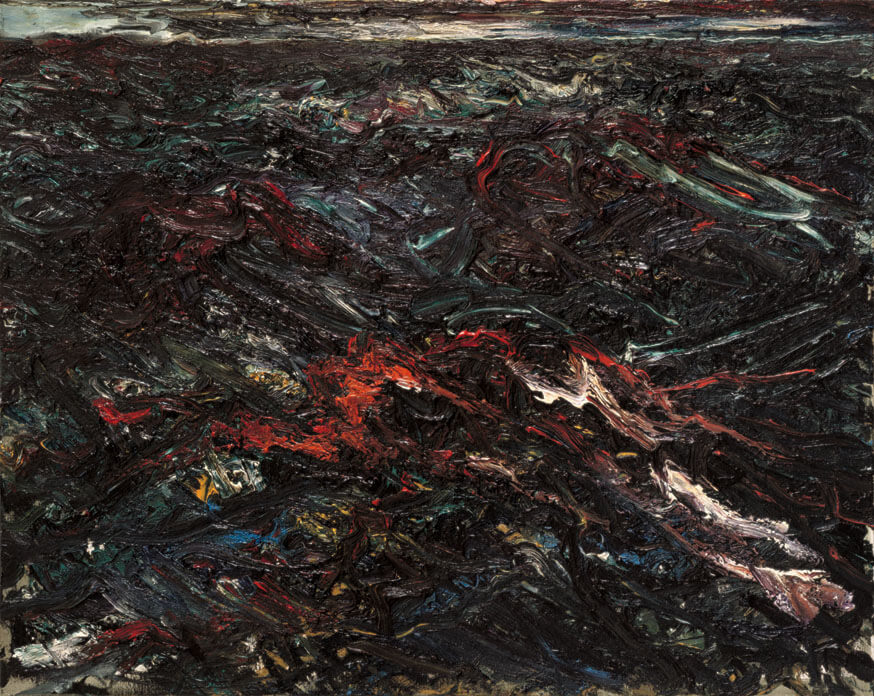 Mare Mosso, 1987 | Öl/Leinwand | 80 × 100 cm | WVZ 657