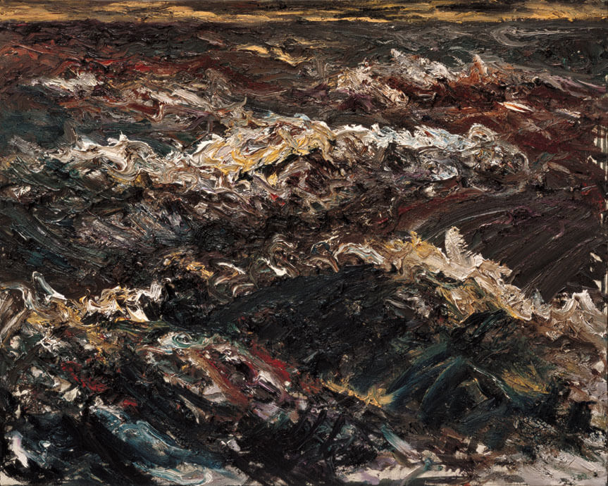 Bernd Zimmer | Mare Mosso, 1987 | Öl/Leinwand | 80 × 100 cm | WVZ 658