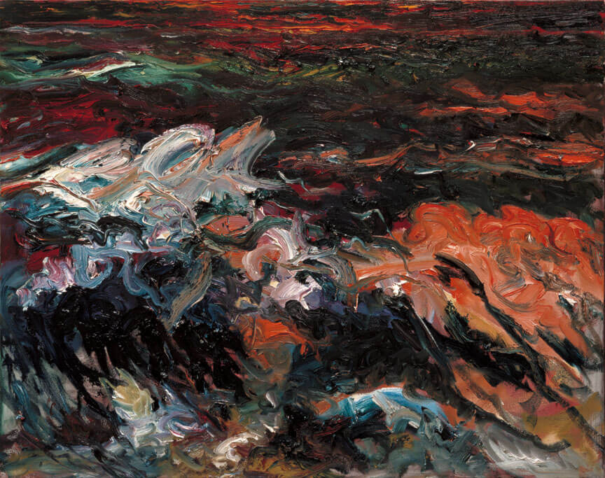 Mare Mosso, 1987 | Öl/Leinwand | 80 × 100 cm | WVZ 662