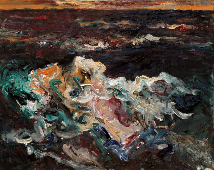 Mare Mosso, 1987 | Öl/Leinwand | 80 × 100 cm | WVZ 665