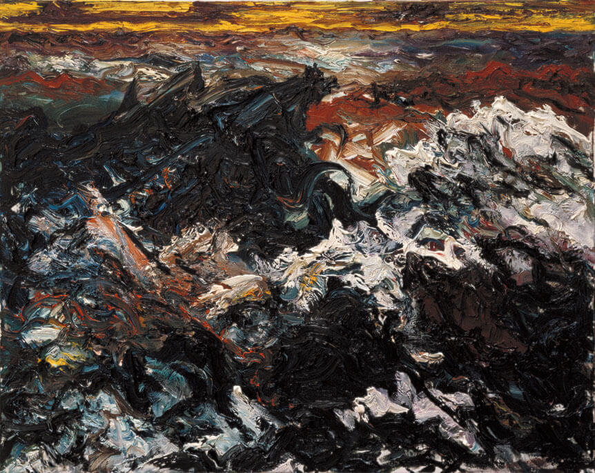 Mare Mosso, 1987 | Öl/Leinwand | 80 × 100 cm | WVZ 666
