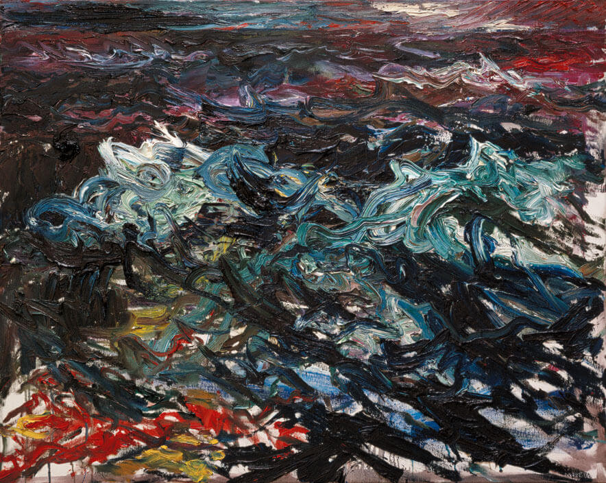 Mare Mosso, 1987 | Öl/Leinwand | 80 × 100 cm | WVZ 667