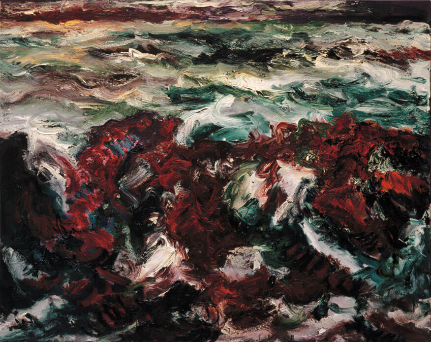 Mare Mosso, 1987 | Öl/Leinwand | 80 × 100 cm | WVZ 668