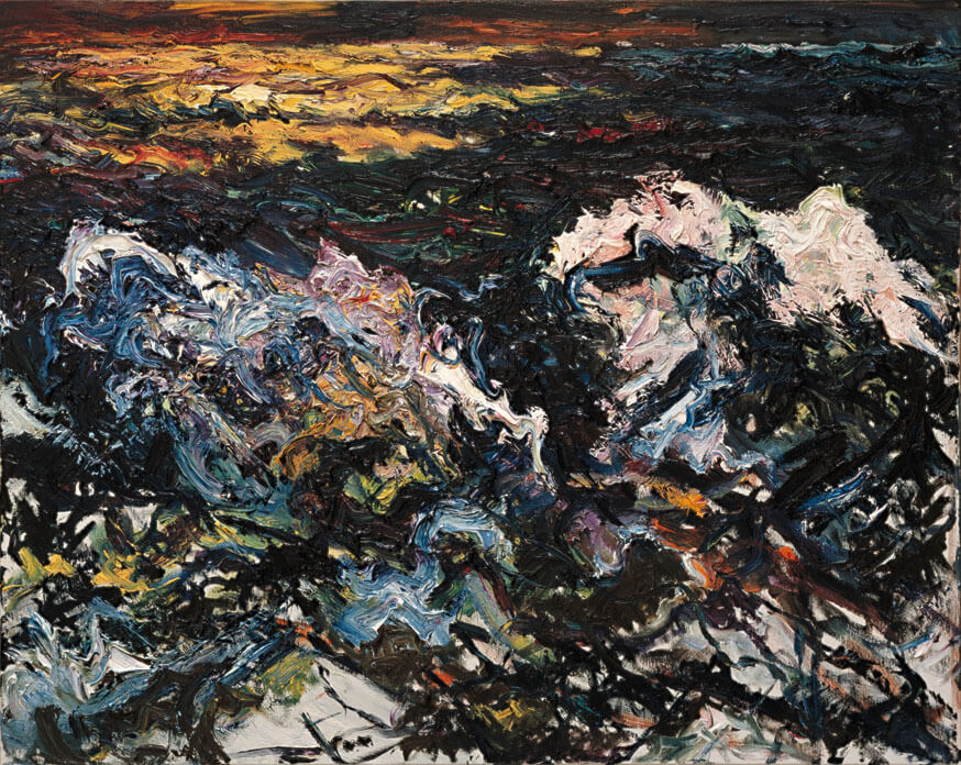 Mare Mosso, 1987 | Öl/Leinwand | 80 × 100 cm | WVZ 675