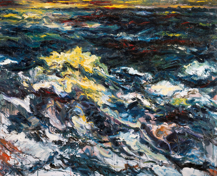 Mare Mosso, 1987 | Öl/Leinwand | 80 × 100 cm | WVZ 676