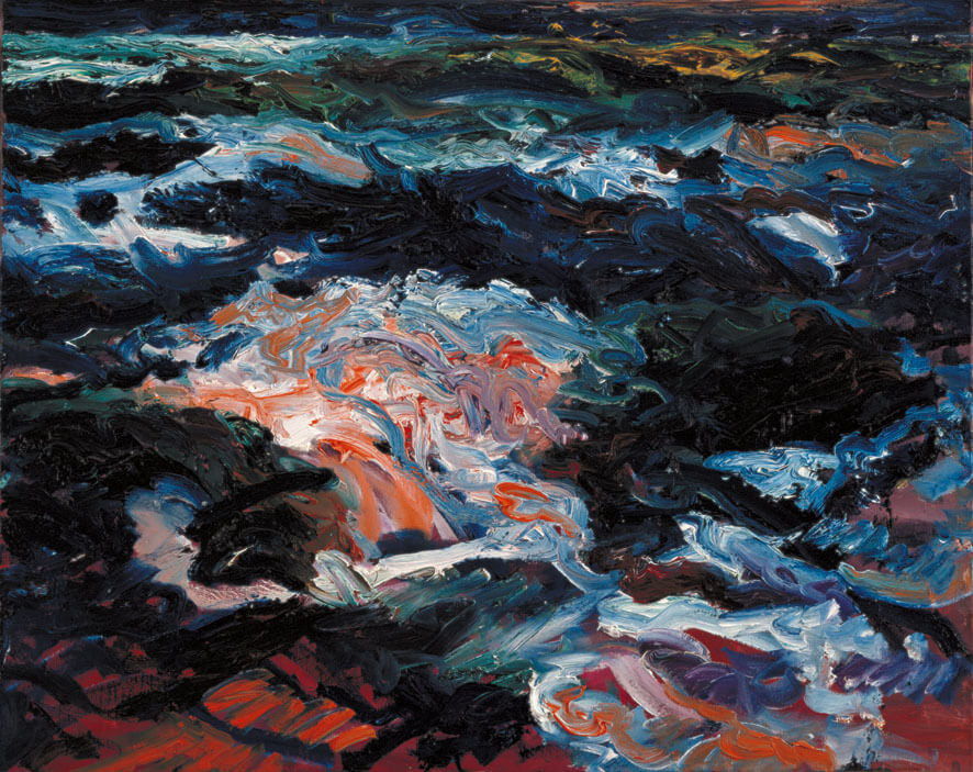 Mare Mosso, 1987 | Öl/Leinwand | 80 × 100 cm | WVZ 677