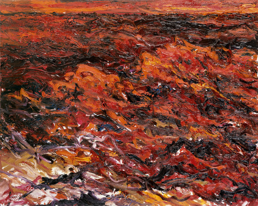 Bernd Zimmer | Mare Mosso, 1987 | Öl/Leinwand | 80 × 100 cm | WVZ 678