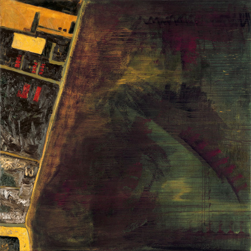 Bernd Zimmer | Nr. 20 (Nordseeküste), 1987 | Dispersion, Öl/Leinwand | 230 × 230 cm | WVZ 697