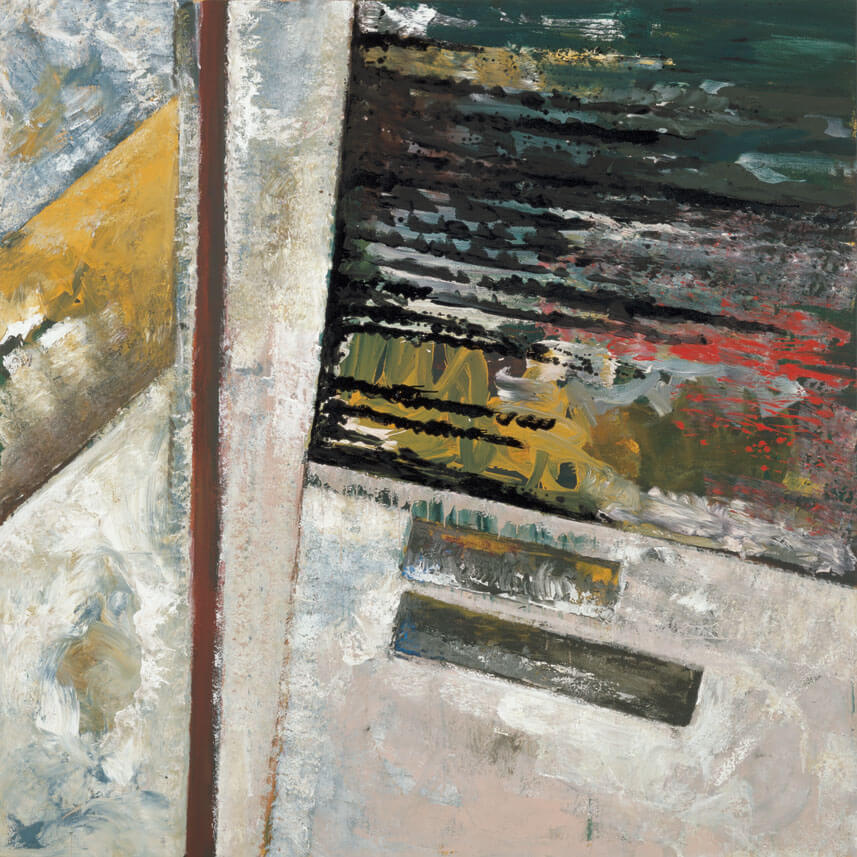 Nr. 35, 1988 | Dispersion, Öl/Leinwand | 230 × 230 cm | WVZ 708