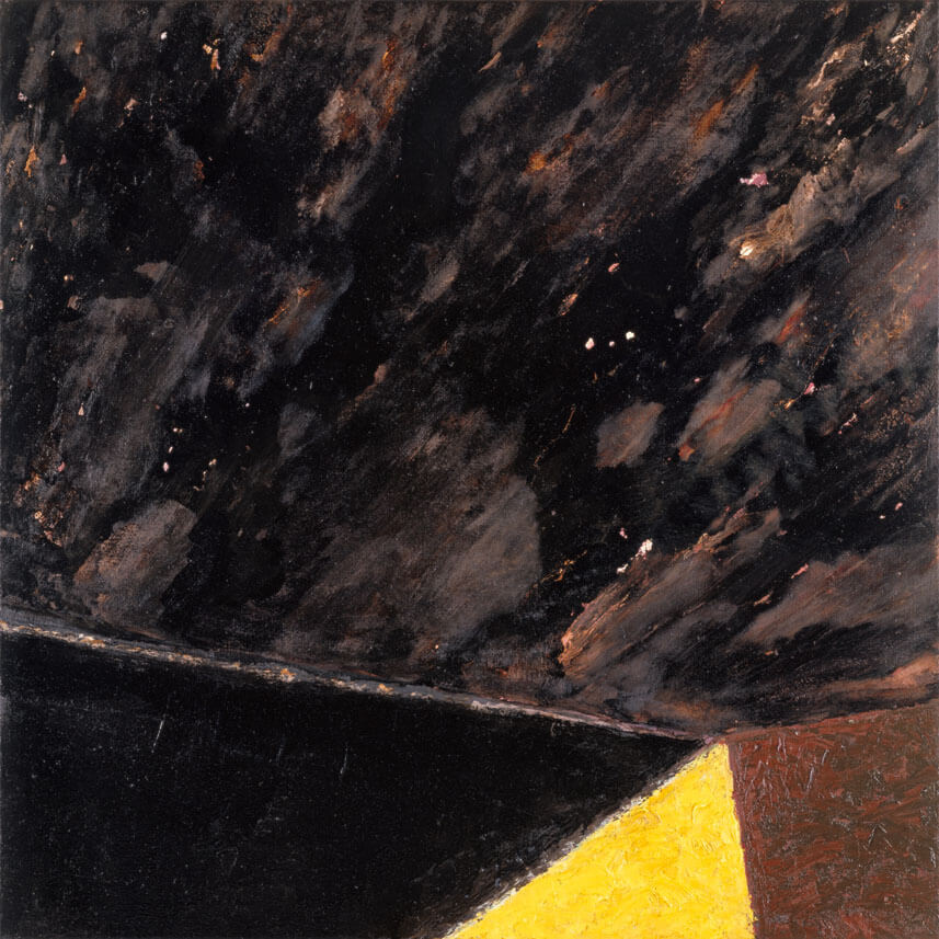 Nr. 53 (R.), 1988 | Öl, Teer/Leinwand | 120 × 120 cm | WVZ 722