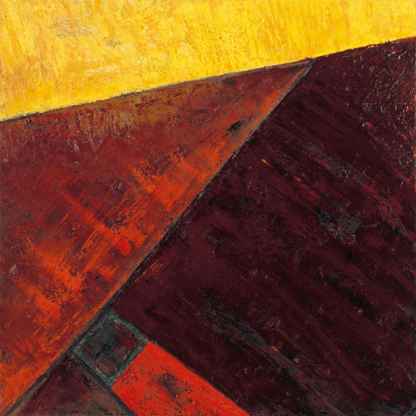 Bernd Zimmer | Nr. 59 (R.), 1988 | Öl/Leinwand | 100 × 100 cm | WVZ 728
