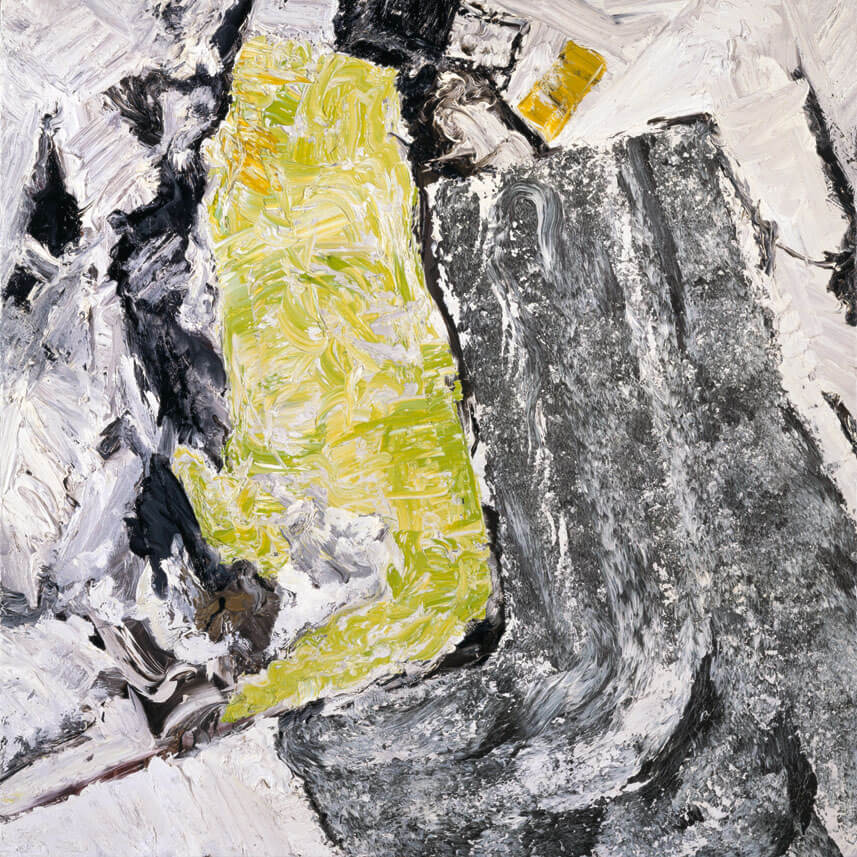 Bernd Zimmer | Nr. 74 (R.), 1988 | Öl/Leinwand | 100 × 100 cm | WVZ 744
