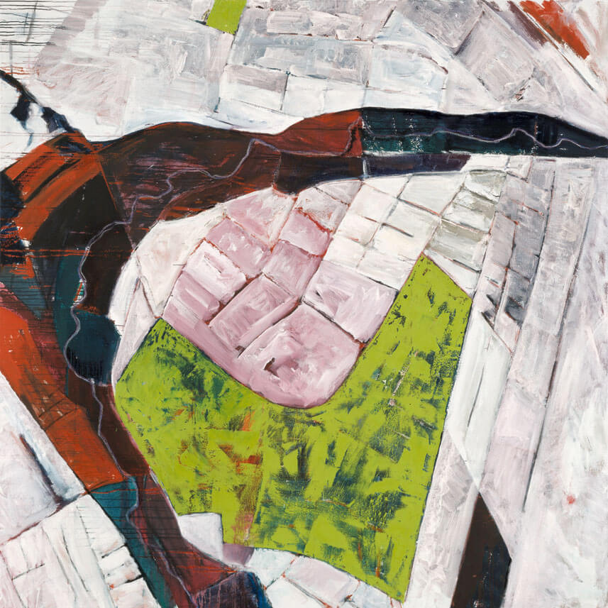 Nr. 86 (Wintergerste), 1988/89 | Acryl, Öl/Leinwand | 230 × 230 cm | WVZ 756