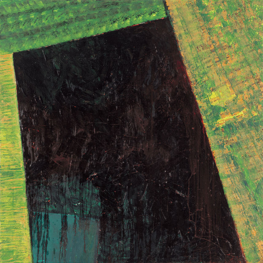 Bernd Zimmer | Nr. 98, 1989 | Öl/Leinwand | 230 × 230 cm | WVZ 768