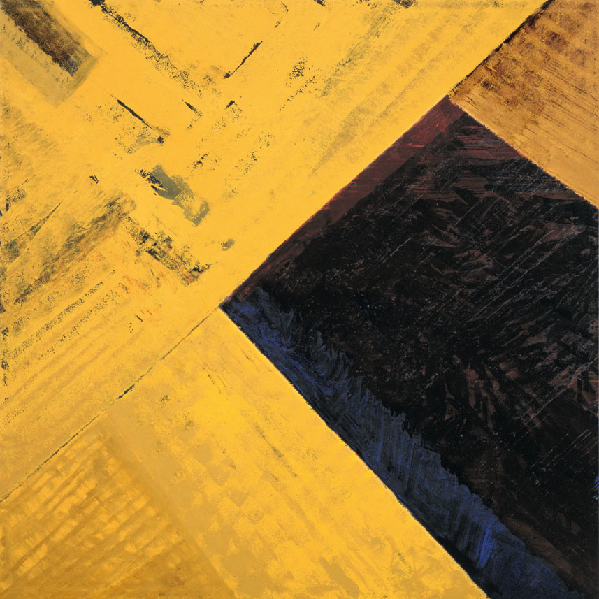 Bernd Zimmer | Nr. 109 (Reife Felder), 1989 | Acryl, Öl/Leinwand | 230 × 230 cm | WVZ 779