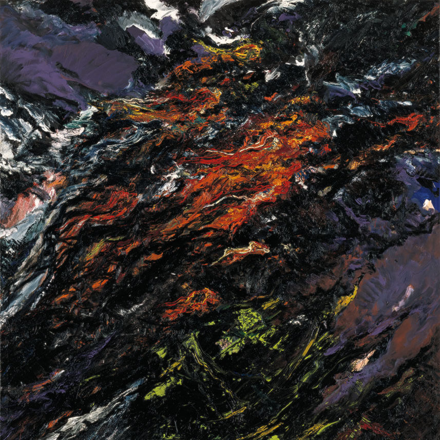 Nr. 112 (Distrutto IV), 1989 | Öl/Leinwand | 230 × 230 cm | WVZ 782