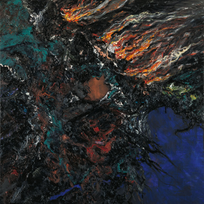 Nr. 113, 1989 | Acryl, Öl/Leinwand | 230 × 230 cm | WVZ 783