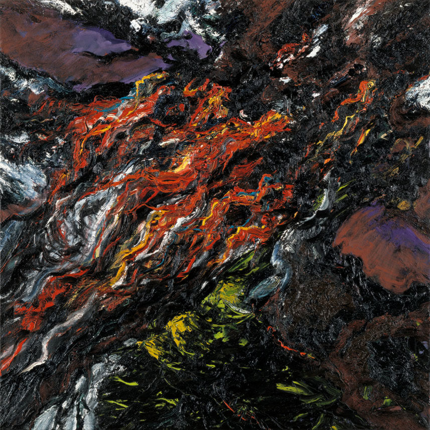 Nr. 117 b, 1989 | Öl/Leinwand | 120 × 120 cm | WVZ 787
