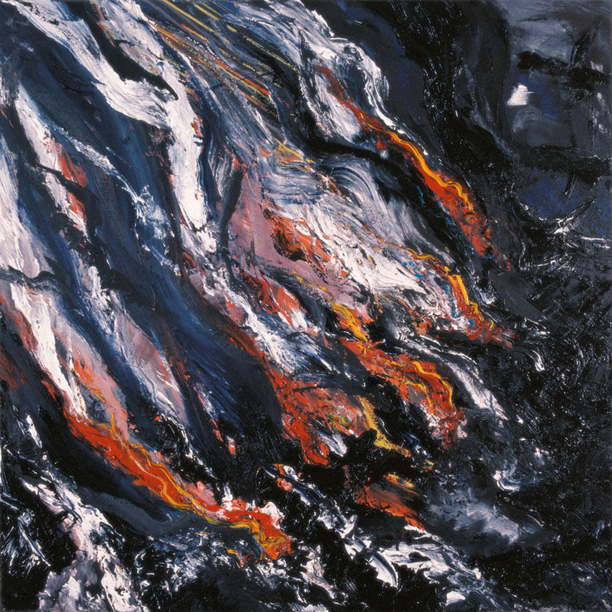 Bernd Zimmer | Nr. 118, 1989 | Öl/Leinwand | 120 × 120 cm | WVZ 788