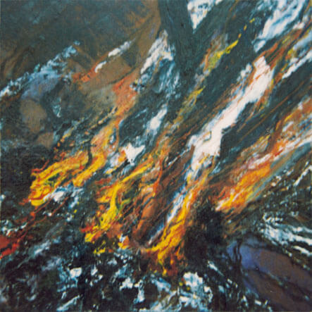 Nr. 135 (Feuer), 1990 | Öl/Leinwand | 120 × 120 cm | WVZ 805