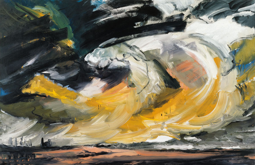 Sturm, 1990 | Acryl/Leinwand | 170 × 260 cm | WVZ 827