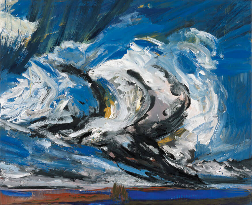 Wolke, 1989/90 | Acryl/Leinwand | 130 × 160 cm | WVZ 832