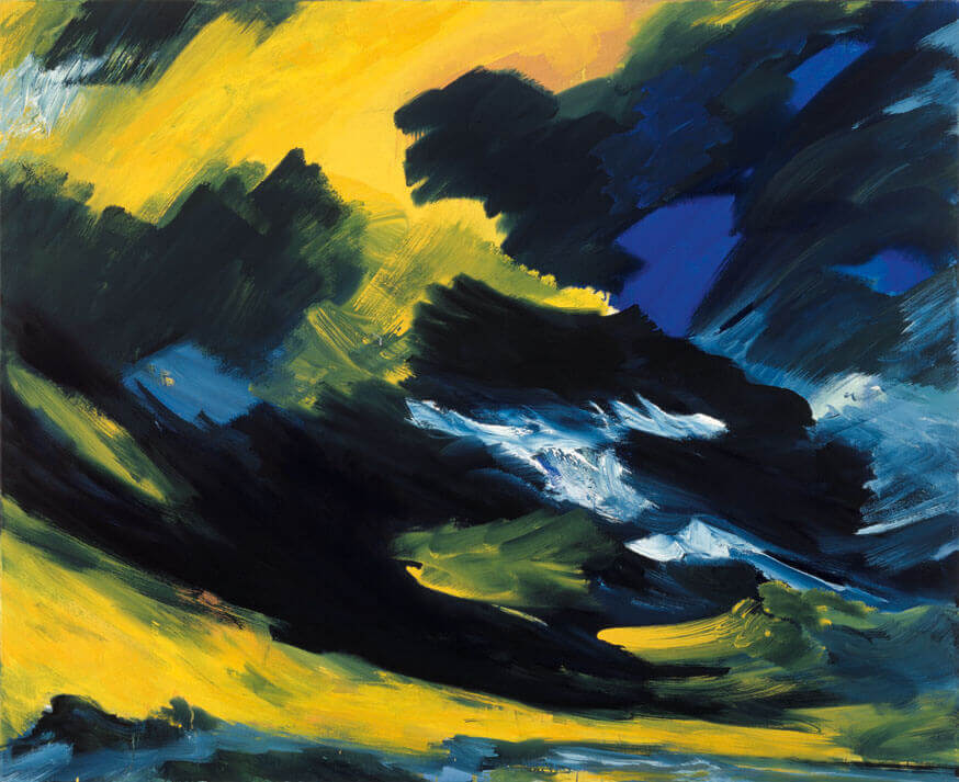 Dezember ’90, 1990 | Acryl/Leinwand | 130 × 160 cm | WVZ 848