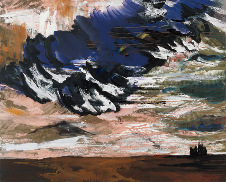 Februar (Monatsbilder), 1990 | Acryl/Leinwand | 130 × 160 cm | WVZ 851