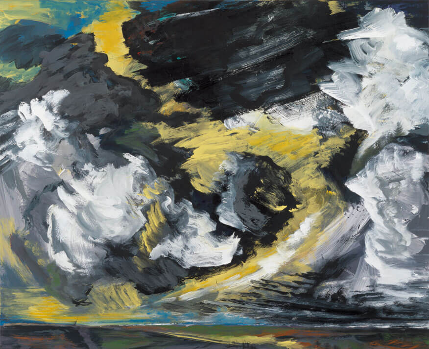 März II (Monatsbilder), 1990 | Acryl/Leinwand | 130 × 160 cm | WVZ 854